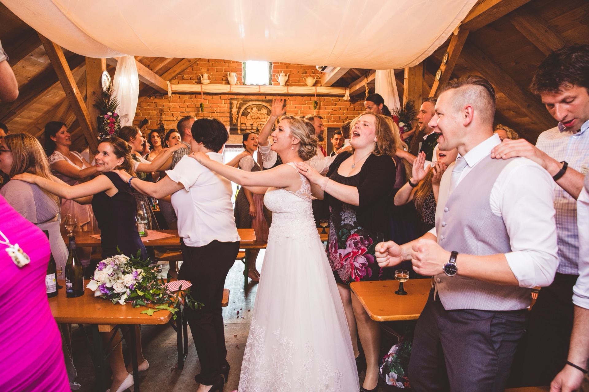 Hochzeit im Stadl – Stimmungsaufnahme