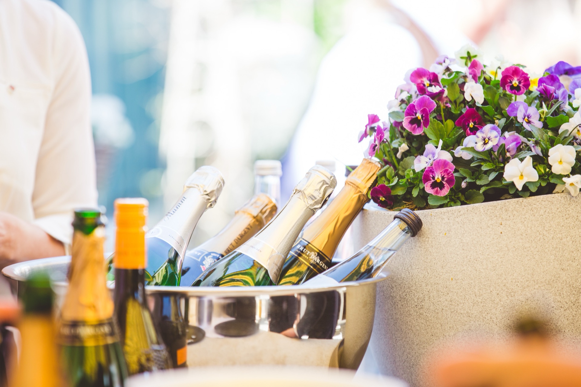 Hochzeit auf der Terrasse – Stimmungsaufnahme